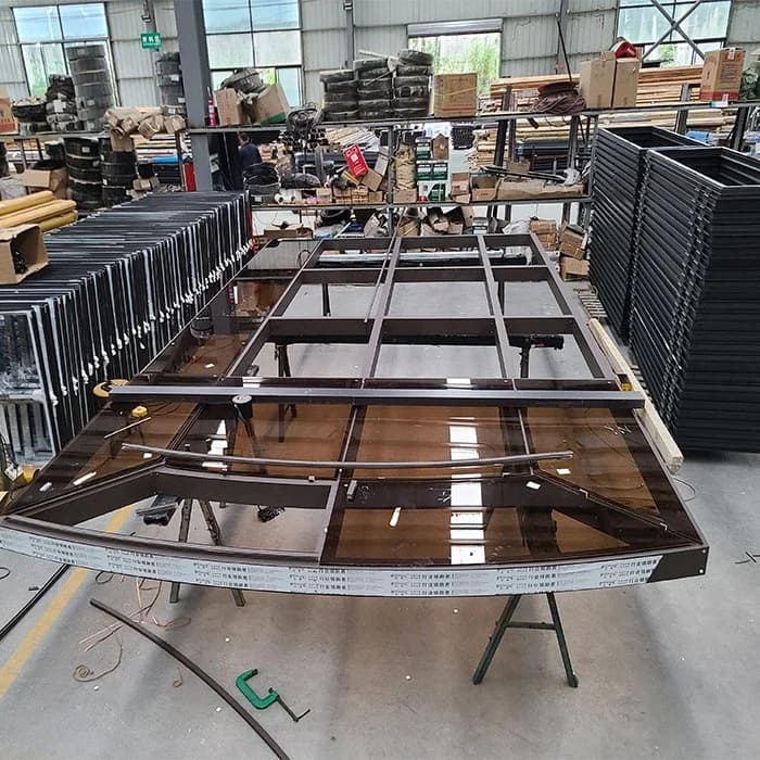 Jendela Aluminium Melengkung Tugas Berat thumbnail 4