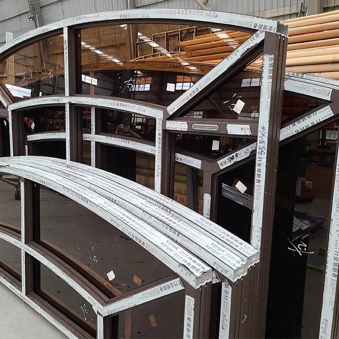 Jendela Aluminium Melengkung Tugas Berat thumbnail 2