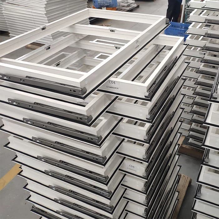 White Classic Aluminum Windows thumbnail 3