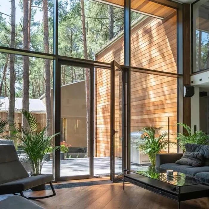 Pintu Aluminium Dengan Jendela