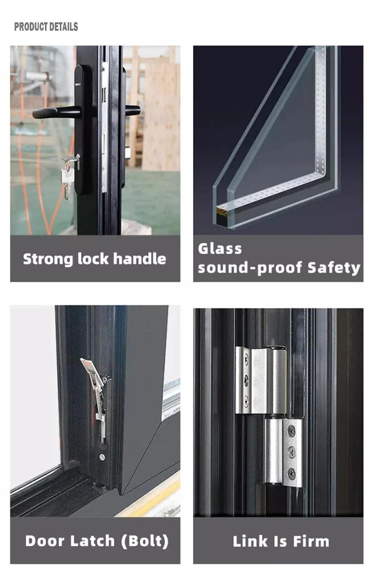 Aluminium French Doors Grey thumbnail 3