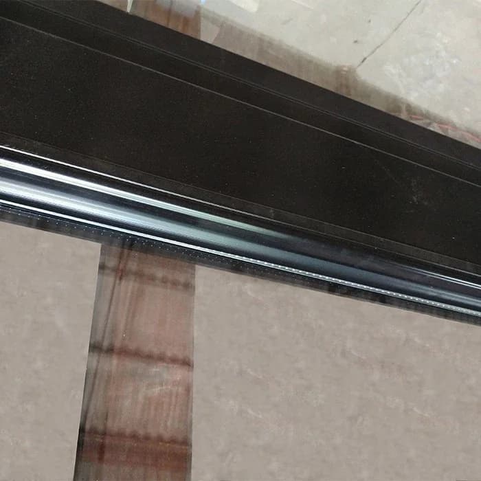 Pintu Prancis aluminium hitam thumbnail 3