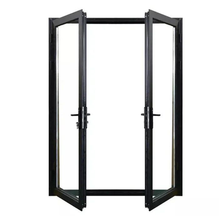 Pintu Prancis aluminium hitam