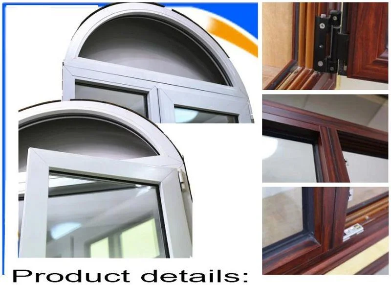 Jendela Casement UPVC Tekstur Kayu Modern thumbnail 4