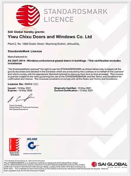 Standar AS 2047 StandardsMark (Australia)