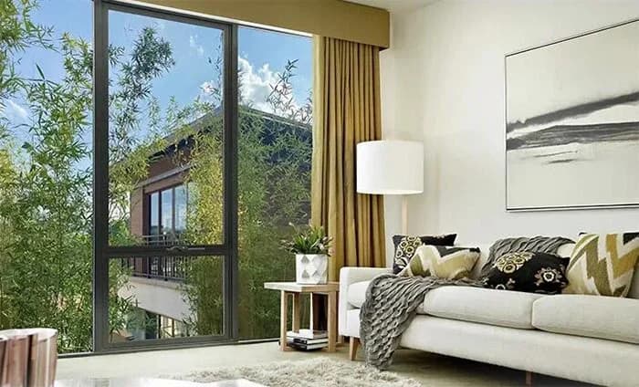 Jendela Aluminium Top Hung