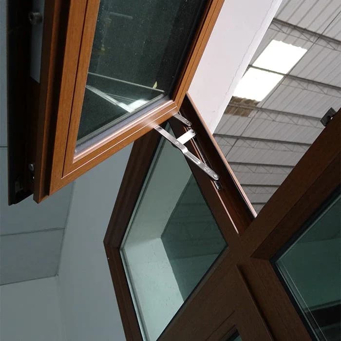 Jendela Casement Paduan Aluminium Efisiensi Tinggi