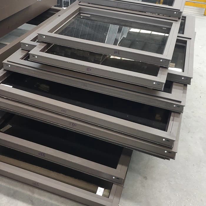 Dark Brown Aluminum Windows