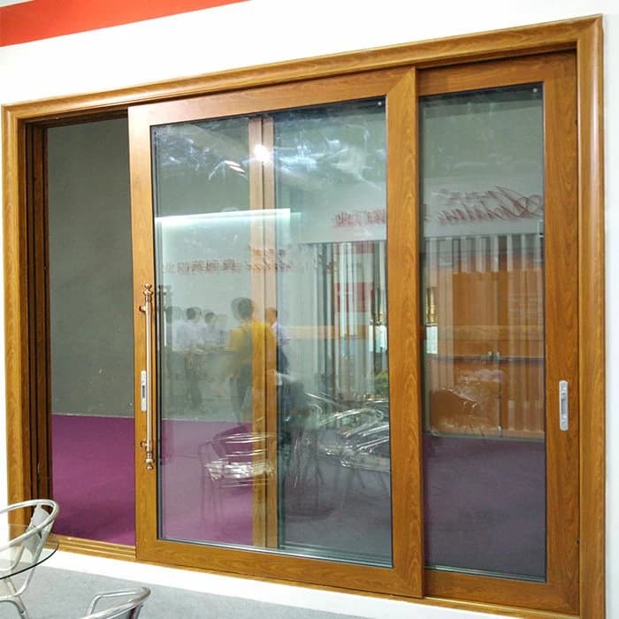Heavy-Duty Aluminium Glass Front Sliding Doors