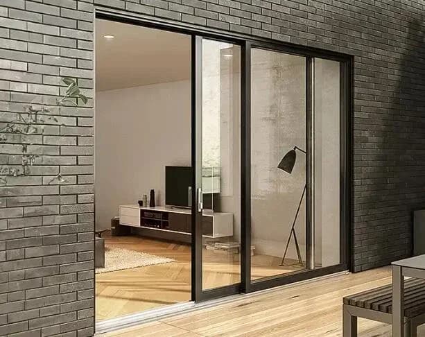Pintu Geser Patio Kaca Aluminium