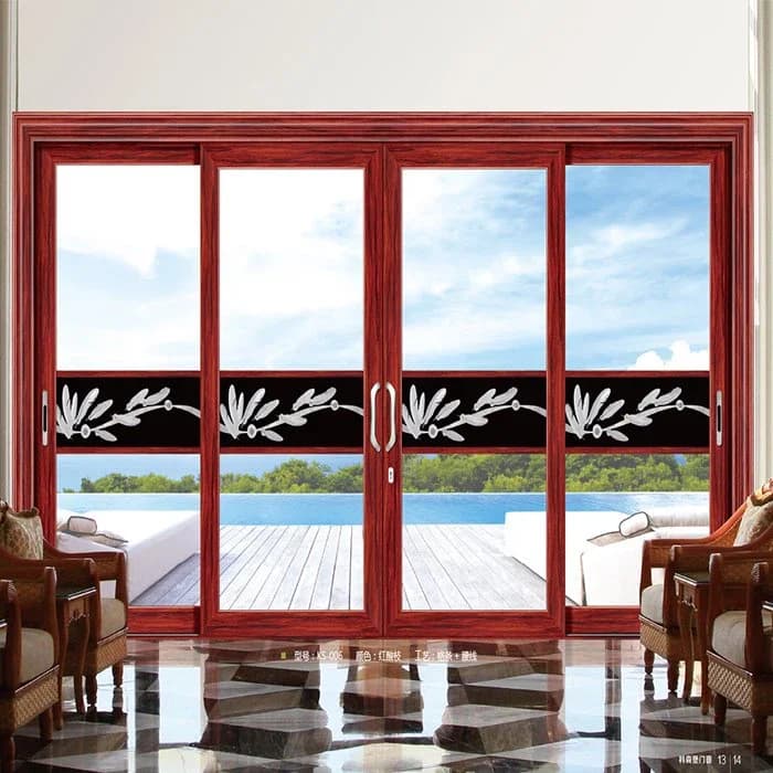 Pintu Kaca Aluminium Internal