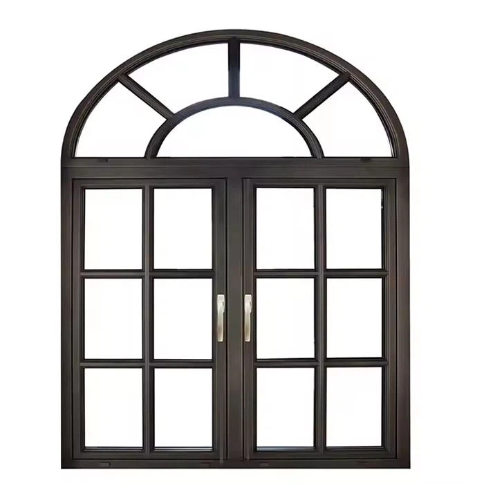 Black arch top bifold door Black arch top bifold door
