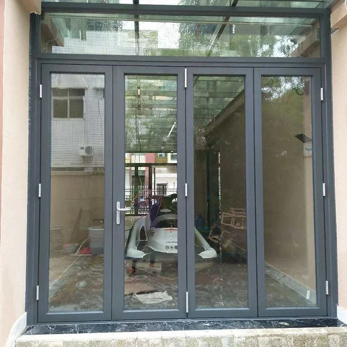 Portes pliantes coulissantes en aluminium thumbnail 4