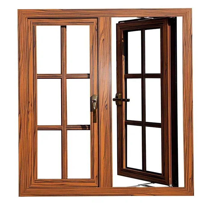 Ventanas de aluminio con aspecto de madera optimizado