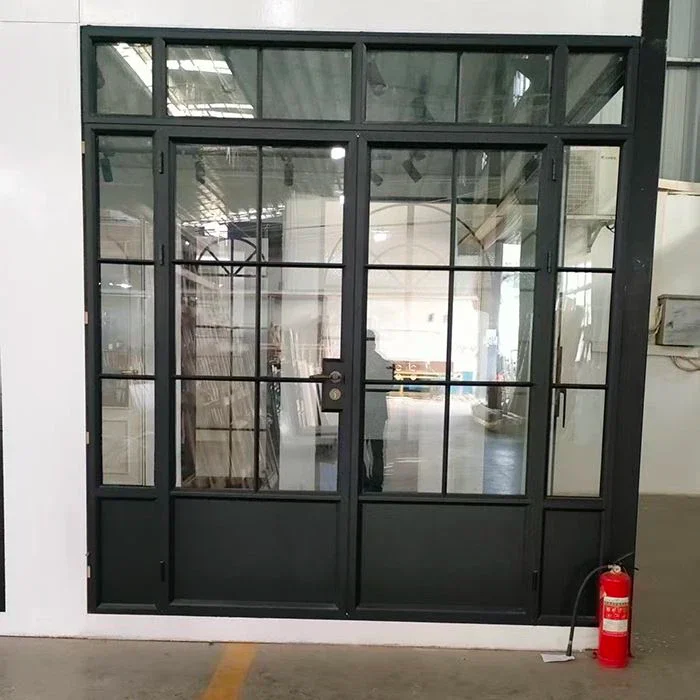 Portes-fenêtres en aluminium avec fenêtres latérales thumbnail 3